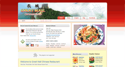 Desktop Screenshot of greatwallrestaurant.net